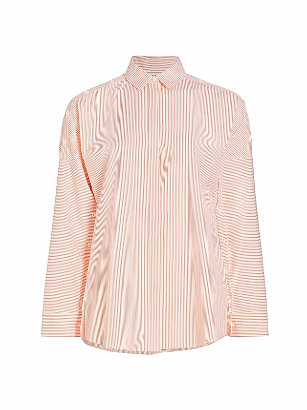 Poplin Full-Sleeve Tunic Blouse