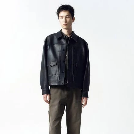 INSILENCE Lambskin Denim Jacket