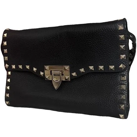 Valentino Garavani Women's Rockstud Rolling Calfskin Crossbody Bag