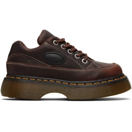 Dr. Martens Brown Buzz 5-Eye Grizzly Leather Derbys