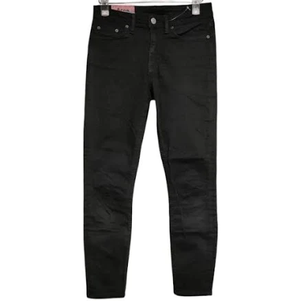 acne studios climb stay black denim skinny fit jeans pants