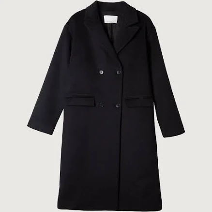 WOOL-Blend Double-BREASTED COAT