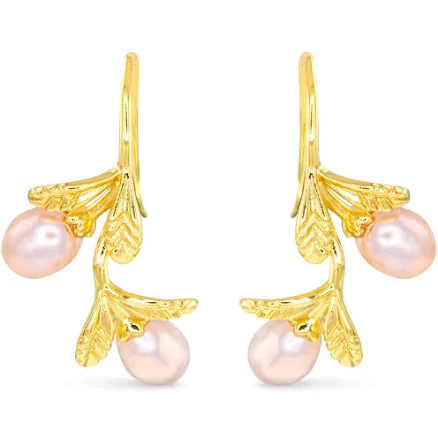 Pearl Floral Earrings