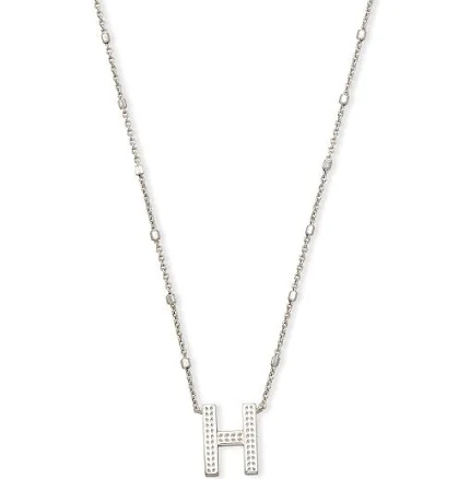 Kendra Scott Letter Pendant Necklace