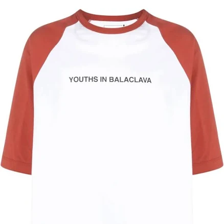 Youths In Balaclava - logo-print round-neck T-shirt - men - Cotton - M - White