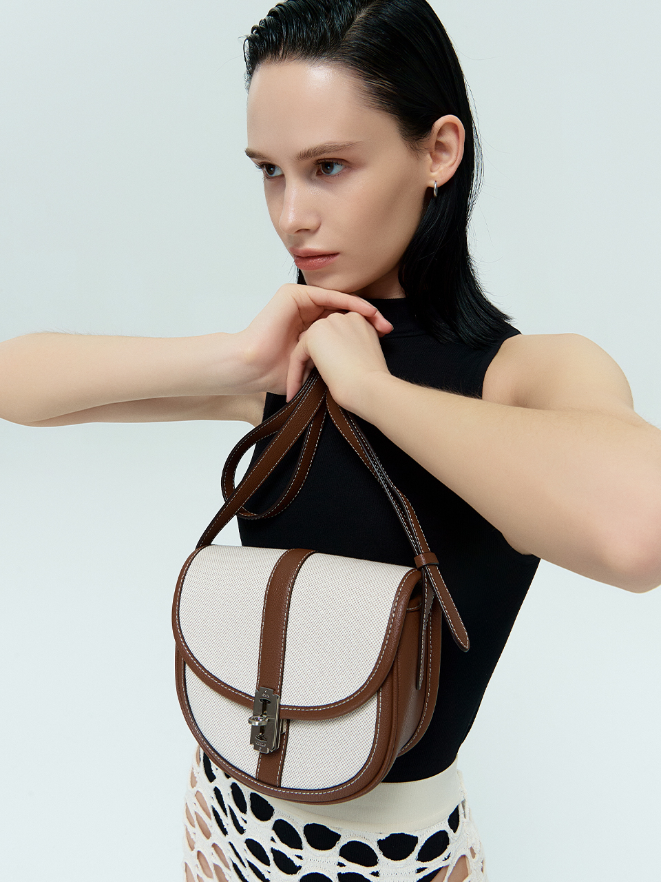 Festone Saddle Crossbody Bag