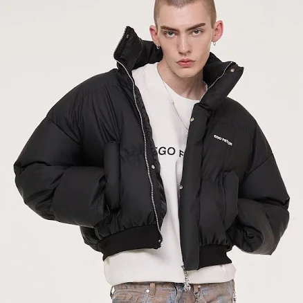 EGOFETCH Essential Cropped Puffer Jacket