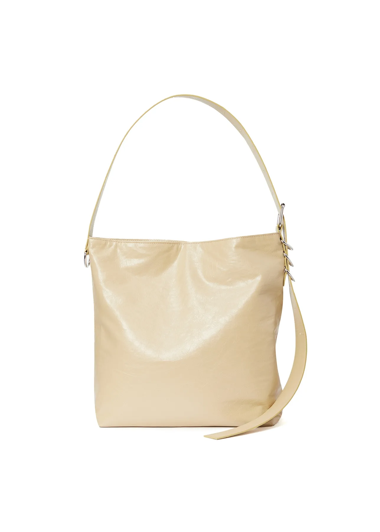 FAUX LEATHER BELT-STRAP BAG-MEDIUM