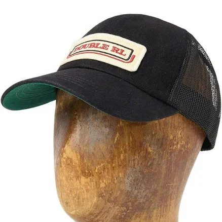 RRL by Ralph Lauren Logo Patch Denim Trucker Cap