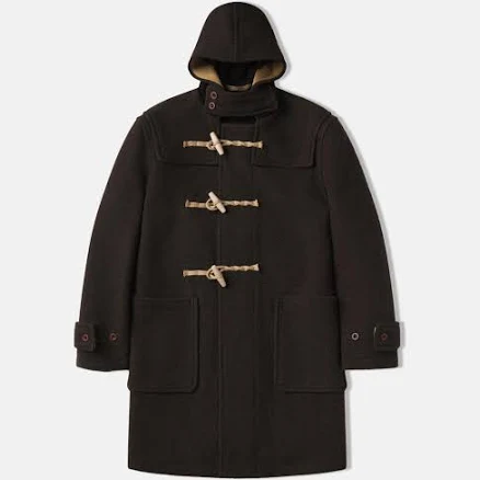 Made-in- England Oversized Wool Duffle Coat