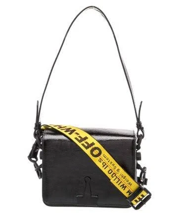 Off-White Women's Leather Binder Clip Shoulder Bag