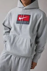 Nike Solo Swoosh Applique Hoodie SweatshirtNike Solo Swoosh Applique Hoodie Sweatshirt