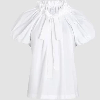 Patou - Drawstring t-shirt in organic cotton - Black - Size L