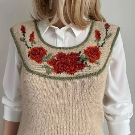 Cottagecore Wool Sweater Vest