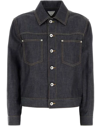 Bottega Veneta Men's Denim Trucker Jacket