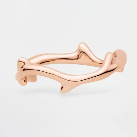 Women DIOR Bois De Rose Ring Gold