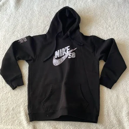 Nike Shirts | Nike Sb X Cactus Jack Bandana Hoodie | Color: Black | Size: L | Bunnyface3's Closet
