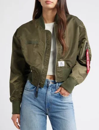 Alpha Industries L-2B Cropped Gen II Flight Jacket Womens