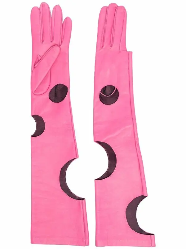 Holey Elbow-length Gloves