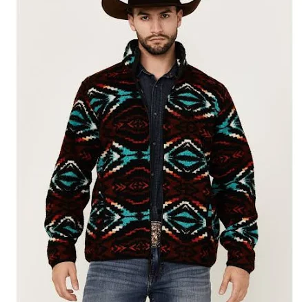 Rock and Roll Denim Men's Southwestern Print Jacket