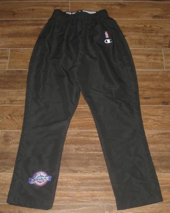 Nba Champion Utah Jazz Game Used Worn Pants 40" 36" Jersey Black Blank