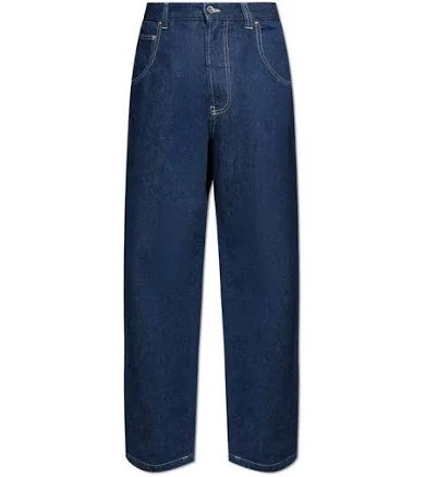 Vetements Logo Patch Topstitching Jeans - 30