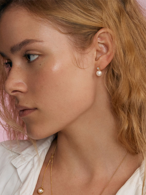 #9107 N- dia Pearl Earring