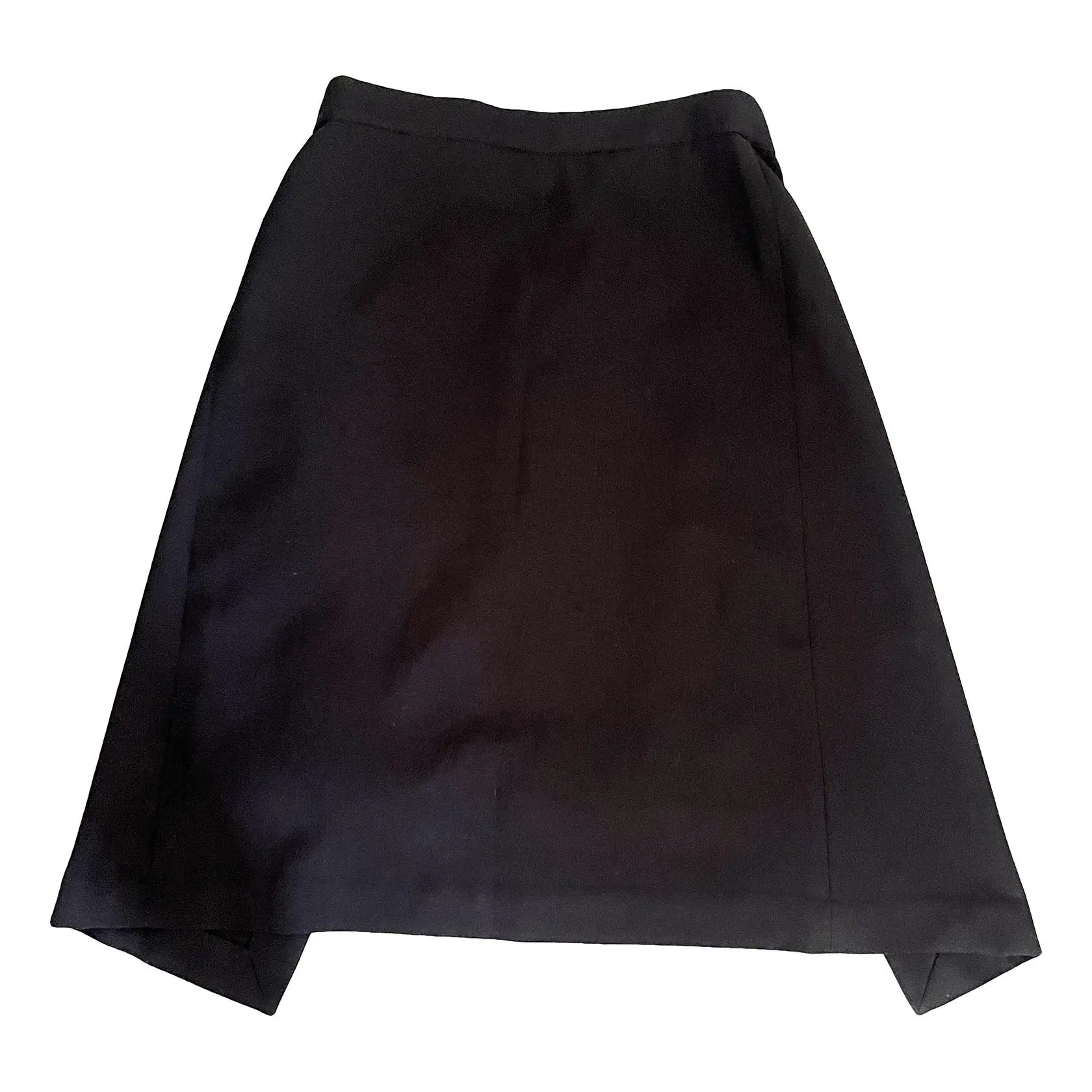 White Cotton Mini Skirt