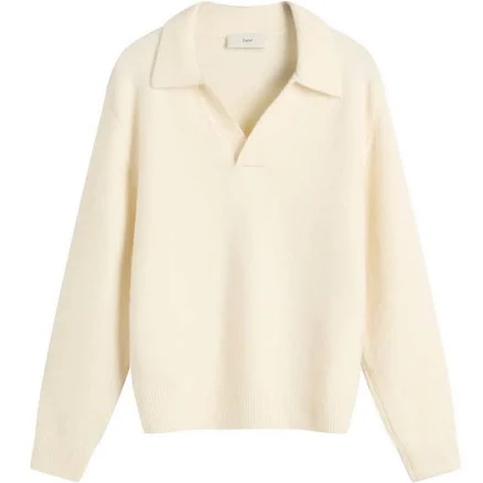 Dunst Women's Open Collar Knit Jumper