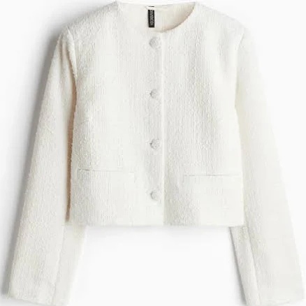 H&M Ladies Bouclé-Weave Jacket