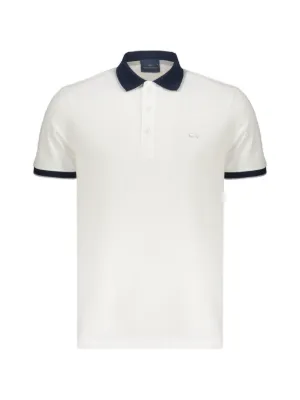 Striped Rib-knit Polo Shirt