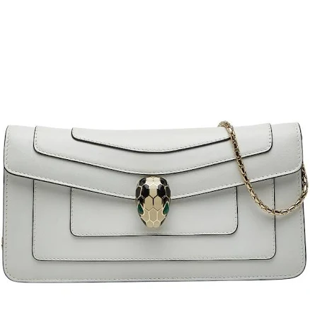 BVLGARI Women's Serpenti Shoulder Bag With Flap Closure