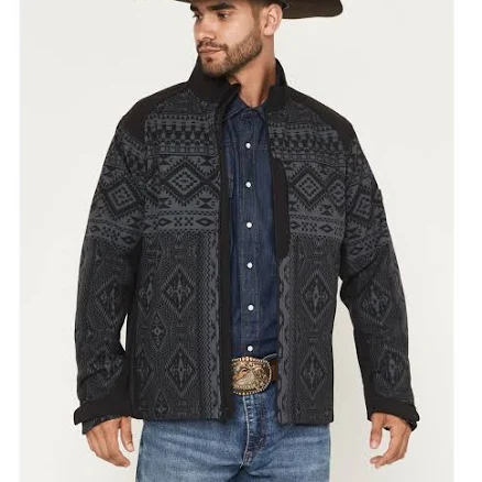 RANK 45 Men's Quintana Southwestern Print Softshell Jacket
