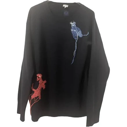 Loewe Women's Embroidered Cashmere Sweater