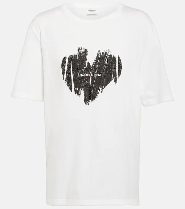 Heart Logo Print T-shirt