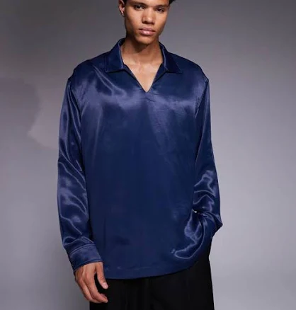 ASOS Oversized Satin Shirt