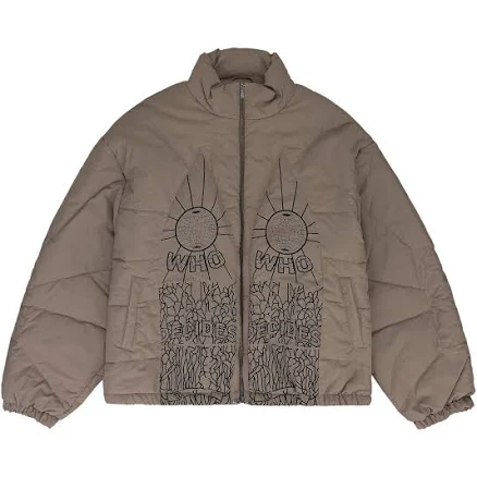 Who Decides War Men's Logo-Embroidered Bomber Jacket