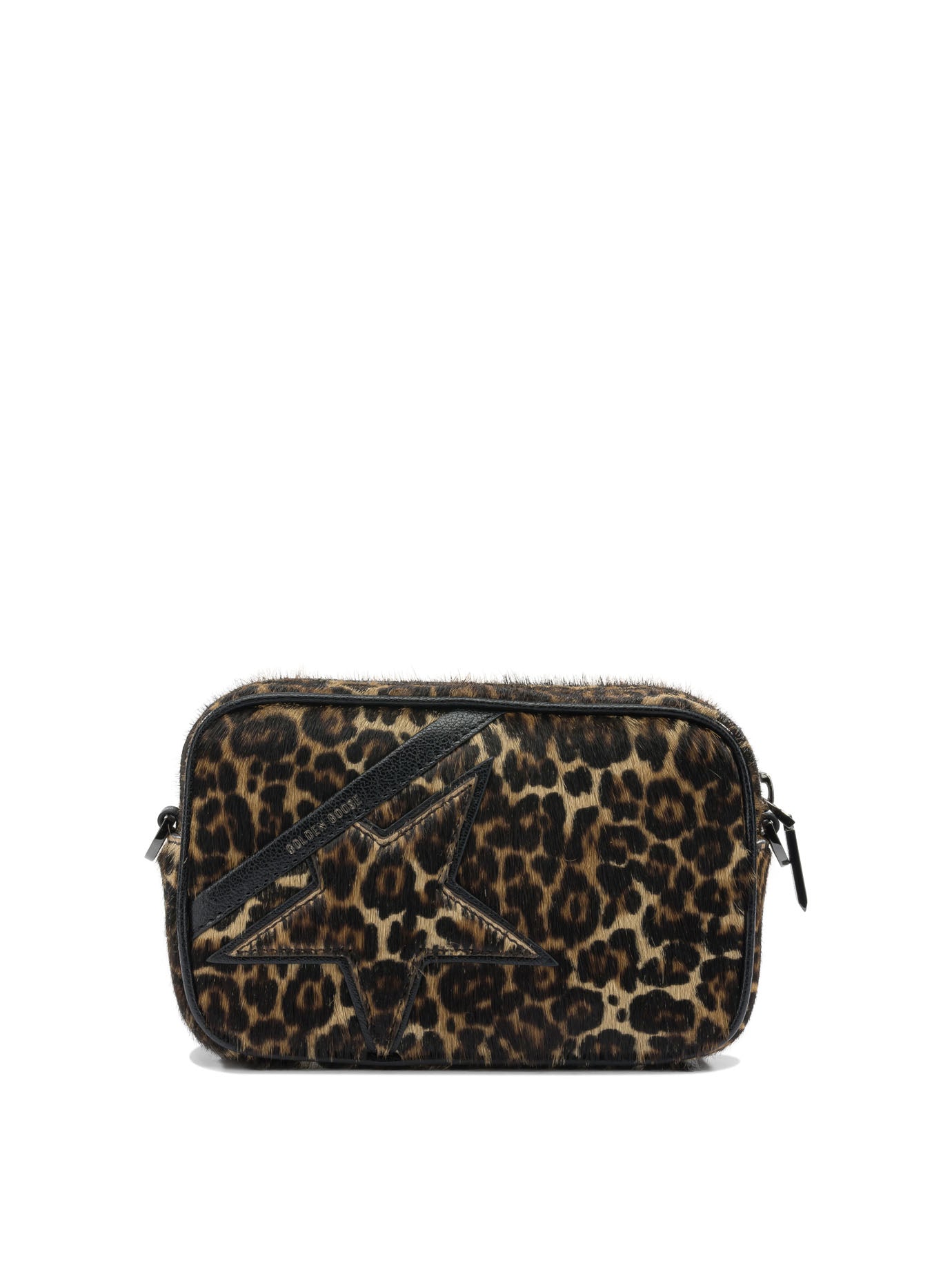 Leopard-print Crossbody Bag
