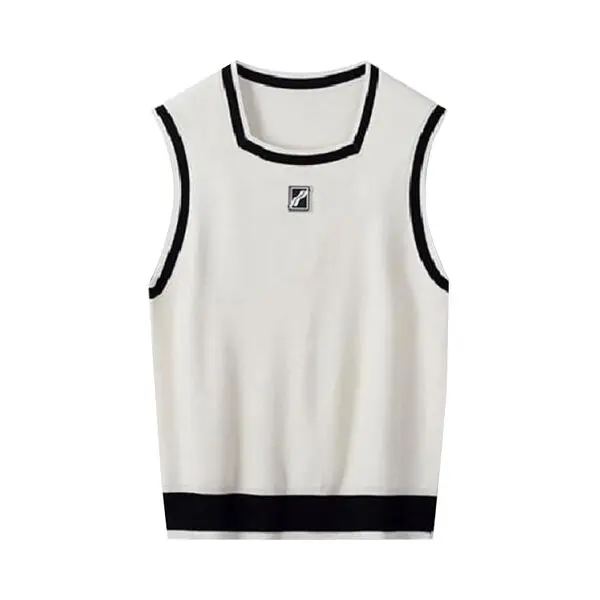 Logo-patch Knitted Vest