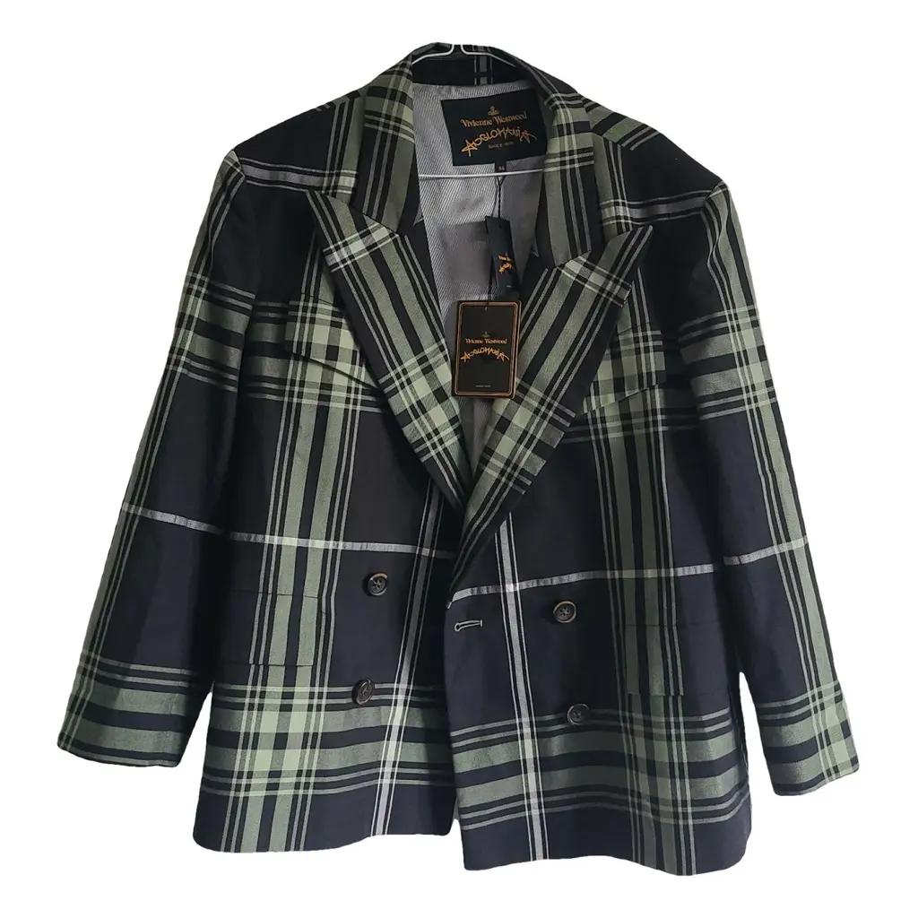 Plaid Boxy Blazer