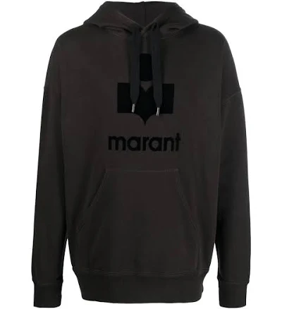 Marant Logo-print Men Hoodie - Black