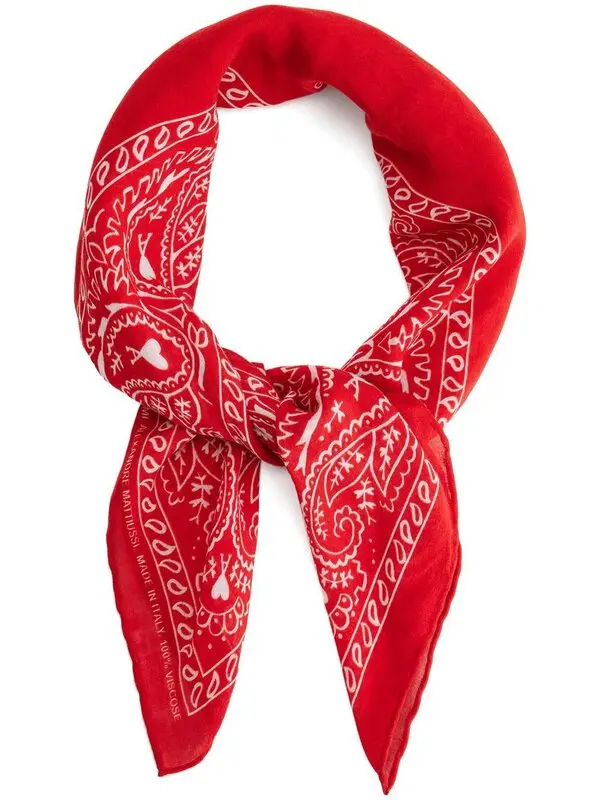 Paisley Logo-printed Bandana
