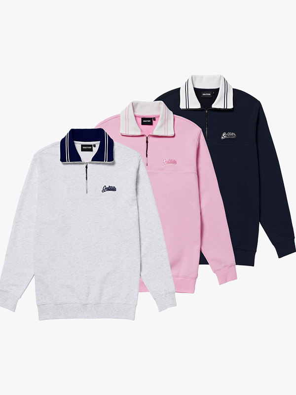 Script Logo Half Zip Up