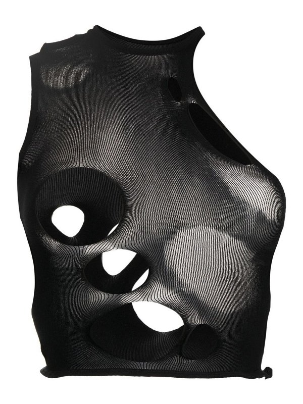 Cut-out Detail Cropped Top