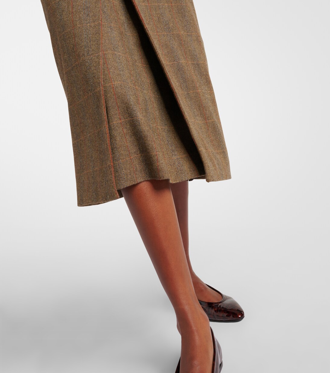 Carol Embroidered Midi Skirt