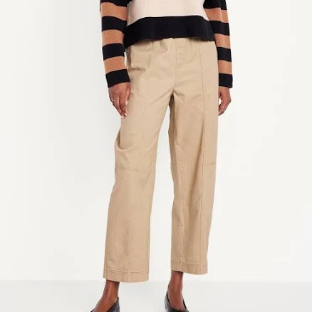 Old Navy Women's High-Waisted Barrel Ankle Pants