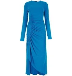 Givenchy Women's Draped Asymmetric Woven Maxi DressGivenchy Women's Draped Asymmetric Woven Maxi Dress