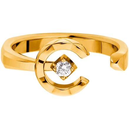 CHANEL Coco Quilted Motif Ring
