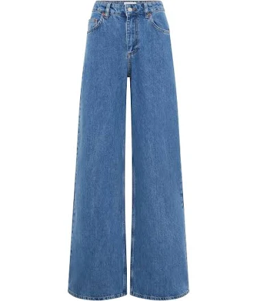 MOON Laser High-Waist Flare Jeans