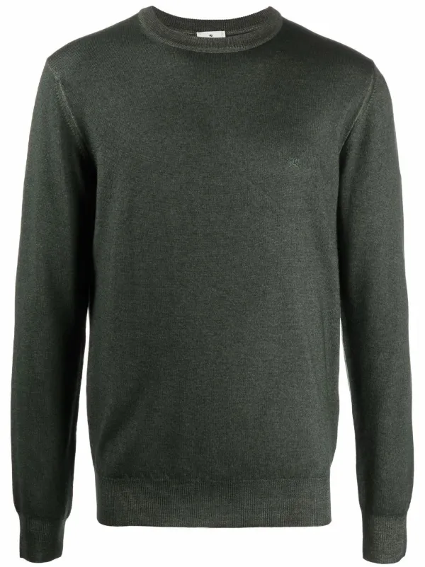 Embroidered-logo Jumper